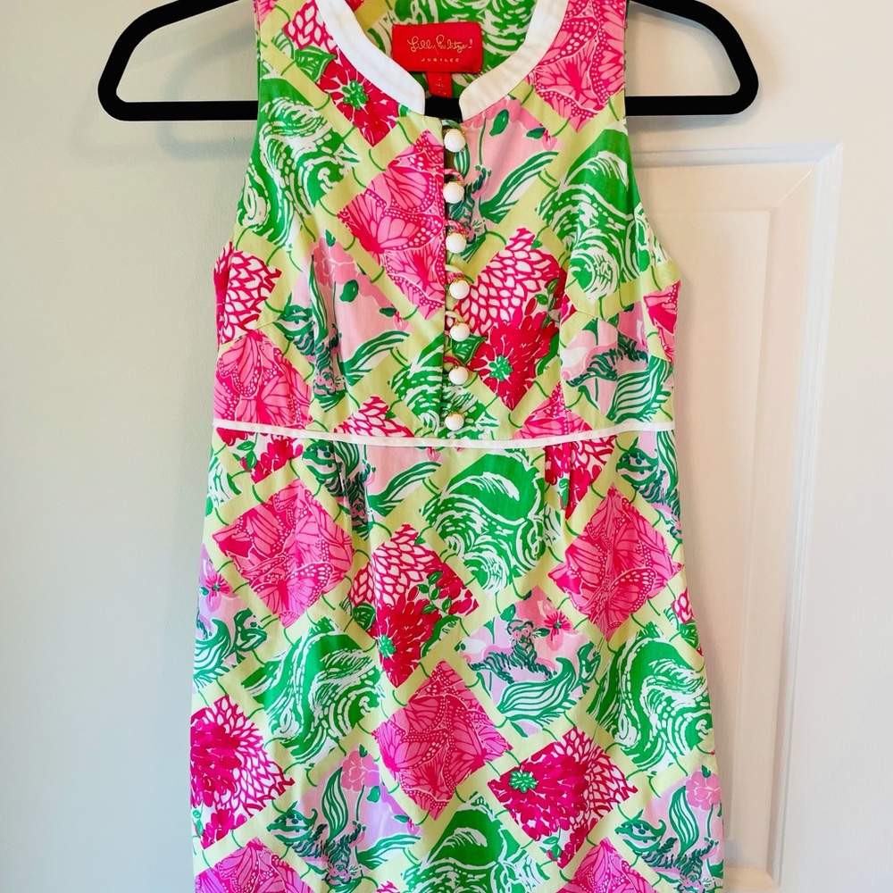 Lilly Pulitzer Jubilee collection dress EUC